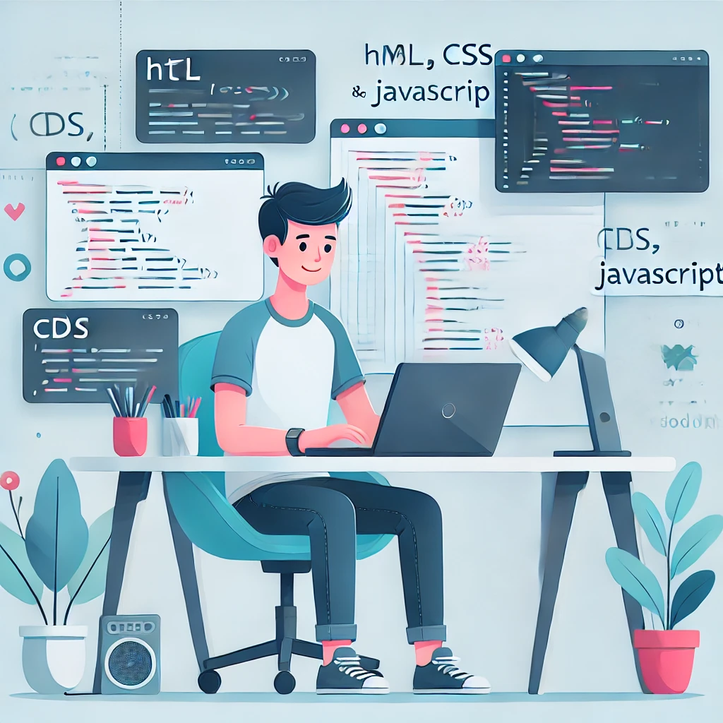 Web Development vector art taken from internet symbolizing services that I do. Credits to original author